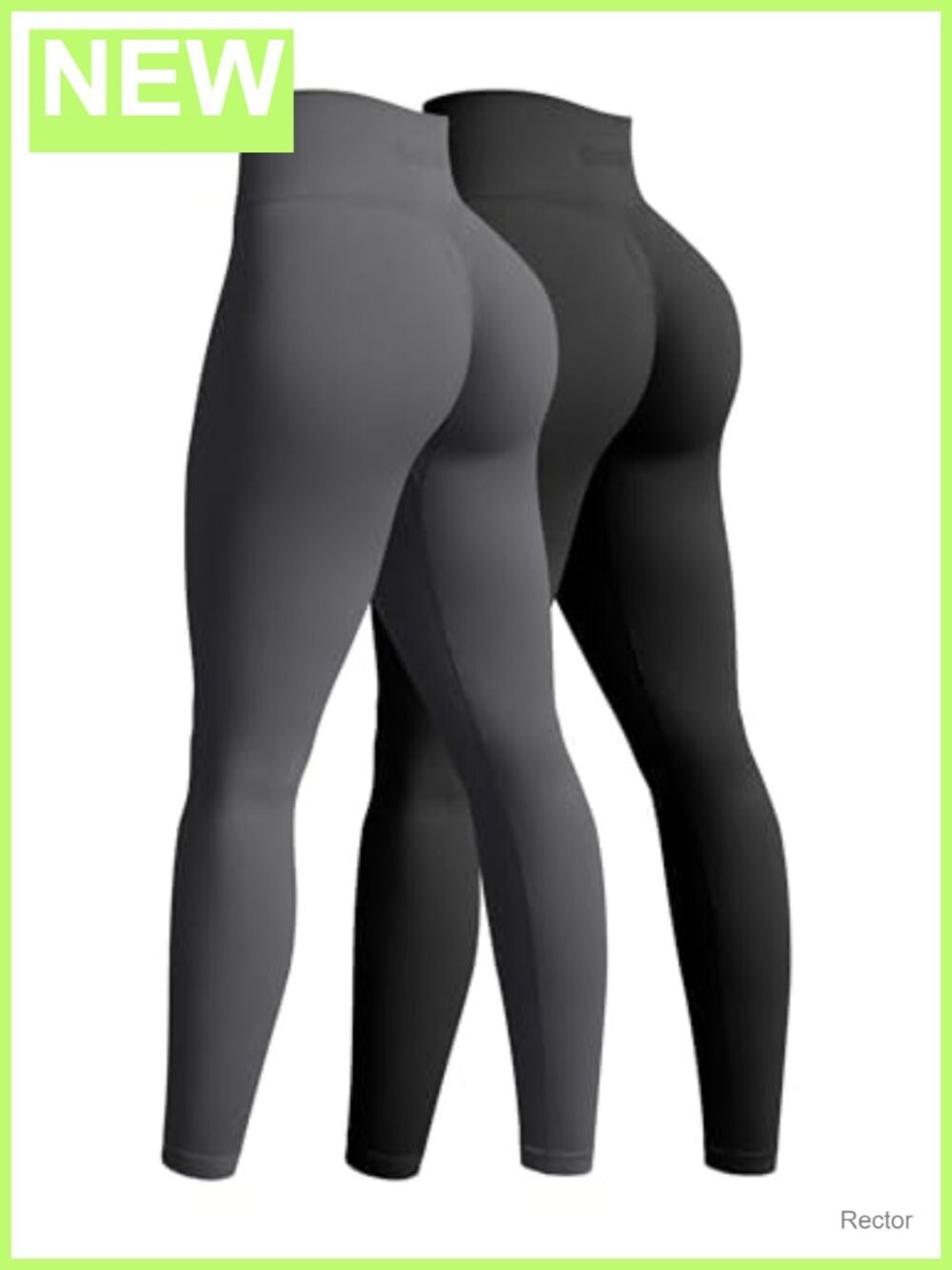 OQQ High Waist Butt Lifting Yoga Leggings 2 Piece Set